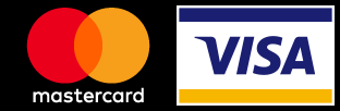 We accept Mastercard and Visa cards